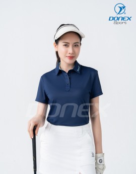 Áo thể thao nữ AC-3846 navy phối xanh ngọc